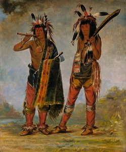 Zwei junge Männer, 1835 oder 1836 von George Catlin