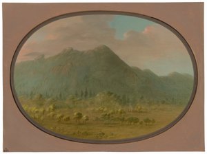 Ansicht in den Kristallbergen von George Catlin