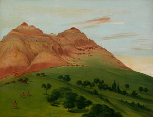 Ansicht im Grand Detour, 1900 Meilen oberhalb von St. Louis, 1832 von George Catlin