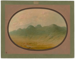Blick auf die Kristallberge, Brasilien von George Catlin