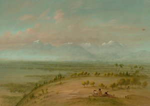 Ansicht der Pampa del Sacramento, 1854-1869 von George Catlin