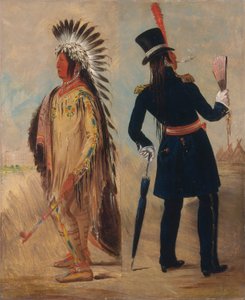 Wi-jún-jon, Taubenei Kopf (Das Licht) Geht Nach und Zurück Von Washington