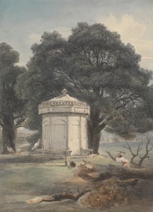 Ein Garten in Indien von George Chinnery