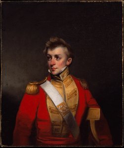 Ein nicht identifizierter Offizier der 13. Bombay Native Infantry, ca. 1824 von George Chinnery
