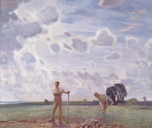 In den Feldern des Juni von George Clausen