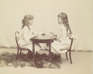 Frances und Ethel de Forest, Töchter von Robert de Forest, ca. 1890