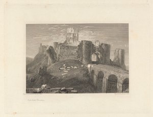 Corfe Castle, Dorsetshire von George Cooke