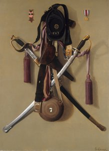 Bürgerkriegsregalia von Major Levi Gheen McCauley