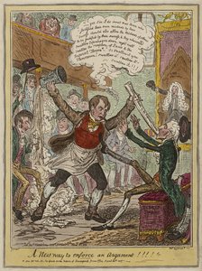 Eine neue Art, ein Argument durchzusetzen!!!!, veröffentlicht am 3. Mai von George Cruikshank