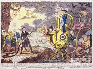 Ein patriotisches Licht löscht giftiges Gas!!! 1817