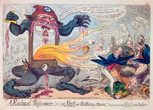 Ein radikaler Reformer von George Cruikshank