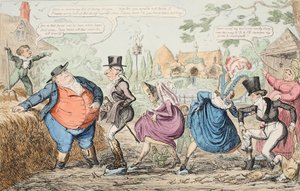 Ein Besuch auf der Cockney-Farm - Besichtigung des Geländes usw., veröffentlicht 1835