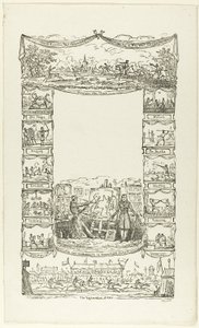Anekdoten: Rand für eine Titelseite von George Cruikshank