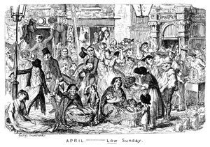 April - Weißer Sonntag, 19. Jahrhundert