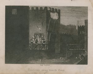 Courtenays Flucht aus dem Tower von George Cruikshank
