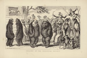 Mitglieder der Zoologischen Gesellschaft von George Cruikshank