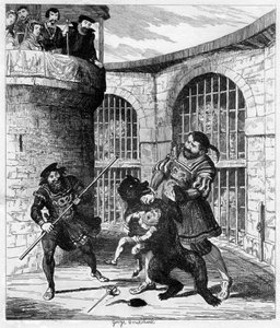 Gog befreit Xit aus dem Bären im Löwenturm, 1840