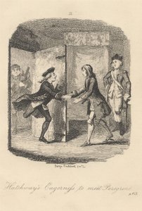 Hatchways Eifer, Peregrine zu treffen von George Cruikshank