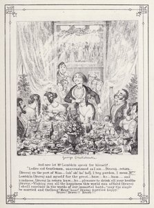 Illustration für Das Buch des Junggesellen oder Der Fortschritt von Mr. Lambkin (Gent) von George Cruikshank