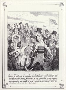 Illustration für Das Buch des Junggesellen oder Der Fortschritt von Mr. Lambkin (Gent)