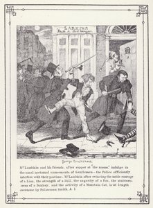 Illustration für Das Buch des Junggesellen oder Der Fortschritt von Mr. Lambkin (Gent) von George Cruikshank