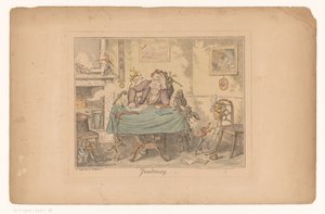 Eifersucht von George Cruikshank