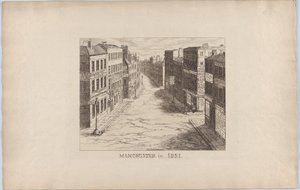 Manchester, 1851 von George Cruikshank
