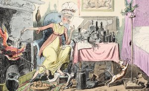 Ein Rezept für Hühneraugen mischen, veröffentlicht 1835
