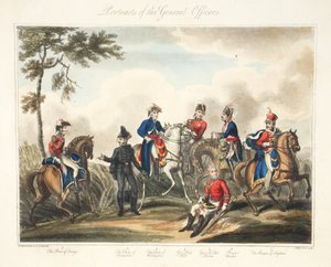 Porträts der Generaloffiziere, veröffentlicht von H. Colburn, graviert von Rouse, 1816