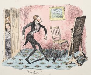 Übung, veröffentlicht 1832 von George Cruikshank