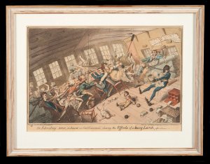Salon in Bewegung von George Cruikshank
