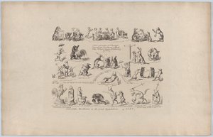 Einige der Kuriositäten der Großen Ausstellung, 1851 von George Cruikshank