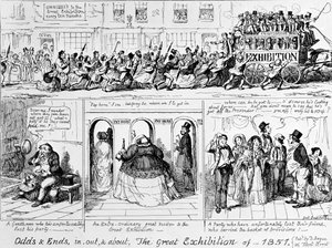 Die Große Ausstellung von 1851 im Hyde Park, London von George Cruikshank
