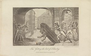 Tom besiegt einen Charley von George Cruikshank