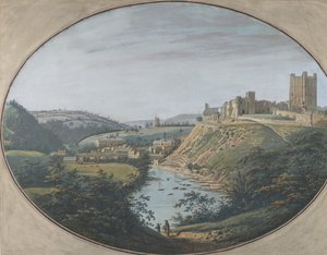 Blick auf Richmond, Yorkshire, England, 1788