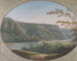 Ansicht des Round Howe bei Richmond, Yorkshire, England