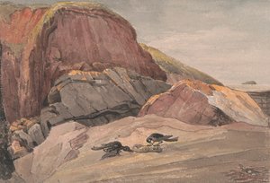 In der Nähe von Weston-Super-Mare mit Steep Holme Island