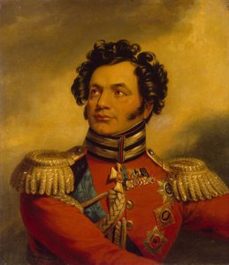 Porträt des Generals Fjodor Petrowitsch Uwarow 1773-1824, vor 1825