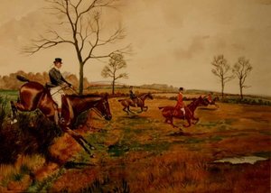Jagd im vollen Galopp