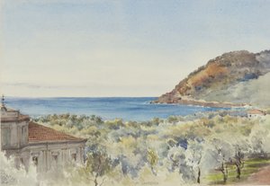 In San Remo, Blick nach Westen, 29. November 1877