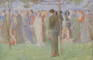 Eine Prozession, c.1898 von George Dutch Davidson