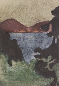 Dundee von Tayport, Dämmerung, ca. 1898 von George Dutch Davidson