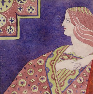 Studie [für dekoratives Panel], ca. 1898-1901