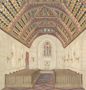 Perspektive für ein Kircheninneres