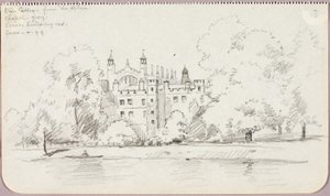 Eton College vom Fluss aus von George Elbert Burr