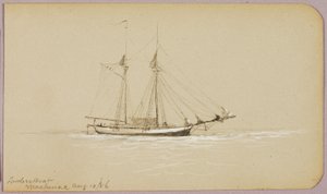 Holzboot, Mackinac von George Elbert Burr