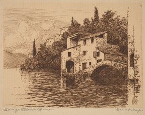 Am Comer See von George Elbert Burr