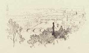 Skizze von Florenz