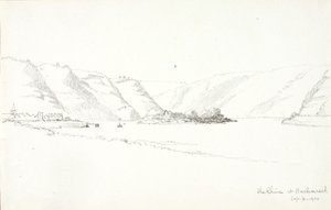 Der Rhein bei Bacharach von George Elbert Burr