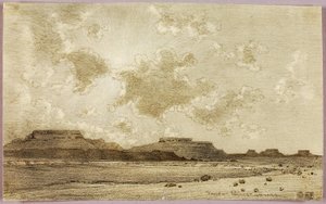 Ohne Titel (Übertragungszeichnung für einen Druck) von George Elbert Burr